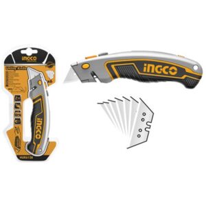 INGCO UTILITY KNIFE W/6 SK5 BLADES thumbnail