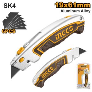 INGCO UTILITY KNIFE W/6 SK5 BLADES thumbnail