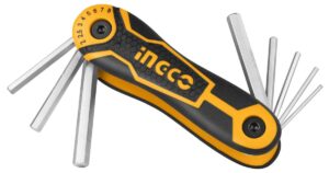 INGCO 8 PCS FOLDING HEX KEY SET 2 - 8MM HHK14081 thumbnail