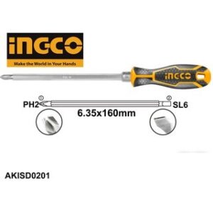 INGCO 2 IN 1 INTERCHANGEABLE SCREWDRIVER AKISD0201 thumbnail
