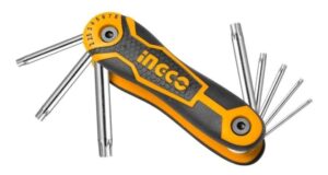 INGCO 8 PCS FOLDING TORX KEY SET T9 -T40 HHK14083 thumbnail