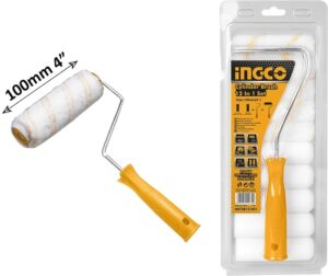 INGCO PAINT ROLLER 4" WITH 5XACRYLIC, 5XFOAM REFILL SET HKTCB121001 thumbnail