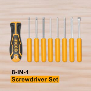 INGCO 9 PCS INTERCHANGEABLE SCREWDRIVER SET AKISD0901 thumbnail