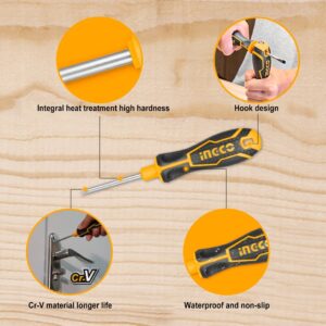 INGCO 9 PCS INTERCHANGEABLE SCREWDRIVER SET AKISD0901 thumbnail