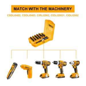 INGCO 30PCS 25MM IMPACT INSERT DRIVER BIT AKSD68303 thumbnail