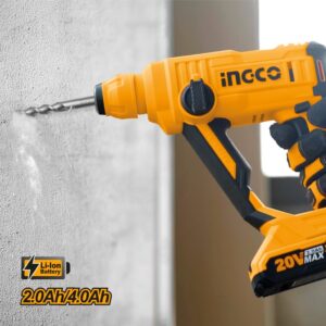INGCO 20V LI-ION ROTARY HAMMER CRHLI1601 (BARE UNIT) thumbnail
