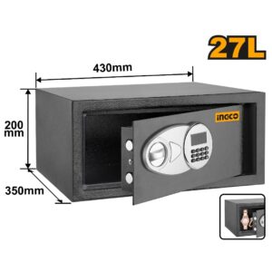 INGCO ELECTRONIC SAFE 27L 200HX430WX350D ESF3502 thumbnail