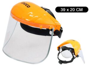 INGCO IMPACT RESISTANT FACE SHIELD ADJUSTABLE HEAD GEAR 390X200MM HFSPC32 thumbnail