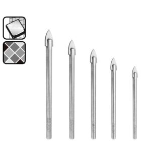 INGCO 5PCS GLASS & TILE DRILL BIT SET 4,5,6,8 & 10MM AKD7058 thumbnail