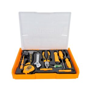 INGCO 11PCS HOUSEHOLD TOOL + PLASTIC BOX HKTV01 SET HKTV01H111 thumbnail