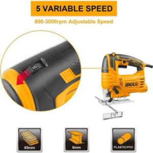 INGCO HD VARIABLE SPEED JIGSAW 800W CUT WOOD TO 100MM JS80028 thumbnail