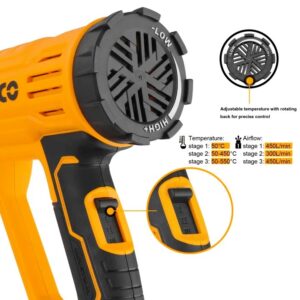 INGCO 3 STAGES HEAT GUN 2000W HG200047 thumbnail