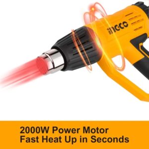 INGCO 3 STAGES HEAT GUN 2000W HG200047 thumbnail