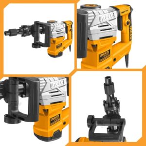 INGCO DEMOLITION BREAKER HEX 17MM CHUCK 20J 1300W PDB13008 thumbnail
