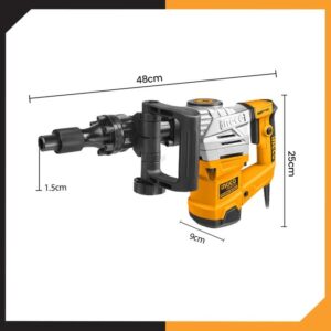 INGCO DEMOLITION BREAKER HEX 17MM CHUCK 20J 1300W PDB13008 thumbnail