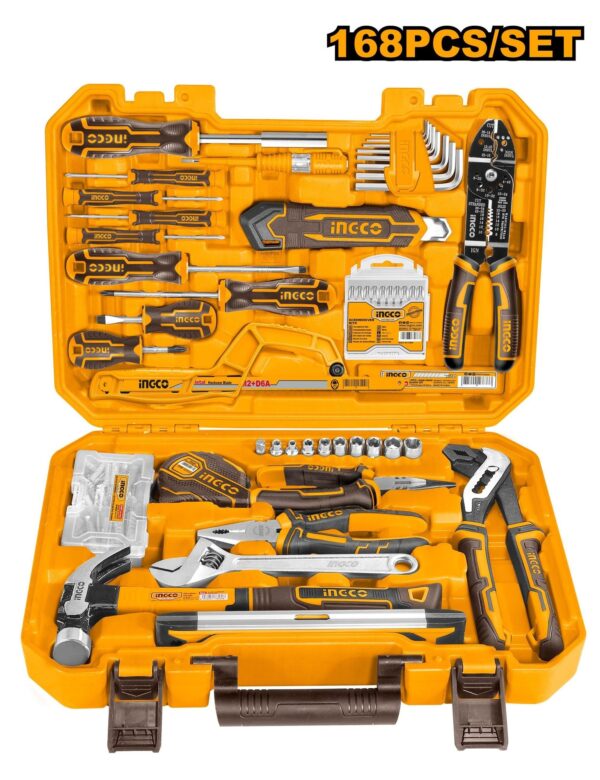 INGCO 168PCS HAND TOOL SET IN CASE