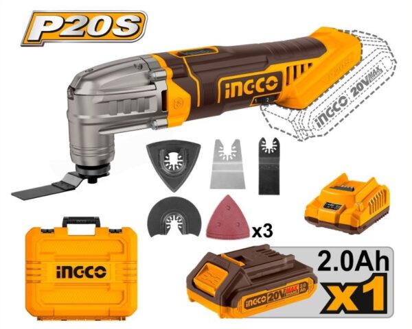 INGCO 20V 1X2.0AH MULTI-TOOL CMLI20228