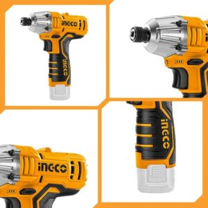 INGCO 12V 2X1.5AH LI-ION IMPACT DRIVER 100NM (NO USB CHARGER) CIRLI12015 thumbnail