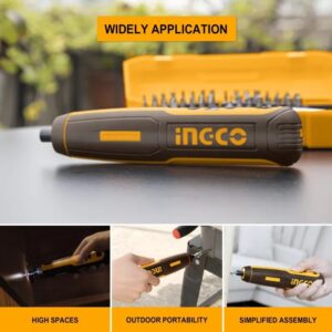 INGCO 4V LI-ION CORDLESS SCREWDRIVER W/43PCS BIT SET CSDLI04062 thumbnail