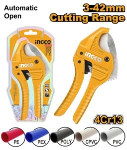 INGCO INDUSTRIAL PVC PIPE CUTTER CAP:42MM, LENGTH 203MM HPCS05428 thumbnail