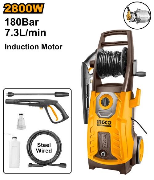 INGCO HIGH PRESSURE WASHER MAX.180BAR HPWR28008