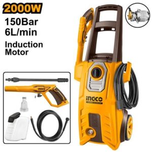 INGCO HIGH PRESSURE WASHER (W/INDUCTION MOTOR) MAX.150BAR HPWR20008 thumbnail