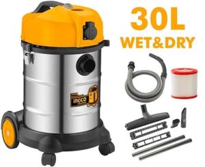 INGCO WET & DRY VACUUM CLEANER 1400W 30L TANK VC14301 thumbnail