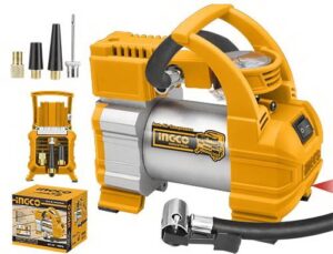 INGCO 12V PORTABLE CAR AIR COMPRESSOR 140PSI AAC1408 thumbnail