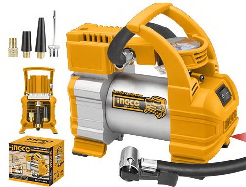INGCO 12V PORTABLE CAR AIR COMPRESSOR 140PSI AAC1408