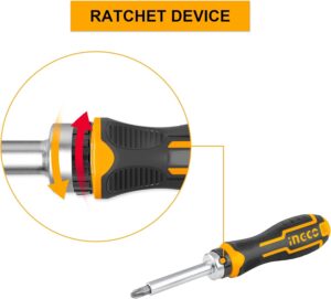 INGCO 8 PCS IN 1 RATCHET SCREWDRIVER AKISD0808 thumbnail
