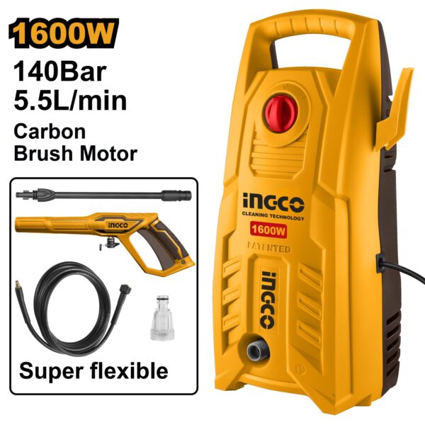 INGCO HIGH PRESSURE WASHER MAX.140BAR