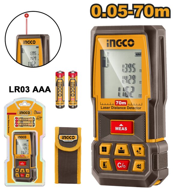 INGCO LASER DISTANCER RANGE 70M HLDD0708