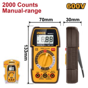 INGCO DIGITAL MULTIMETER DM360011 thumbnail
