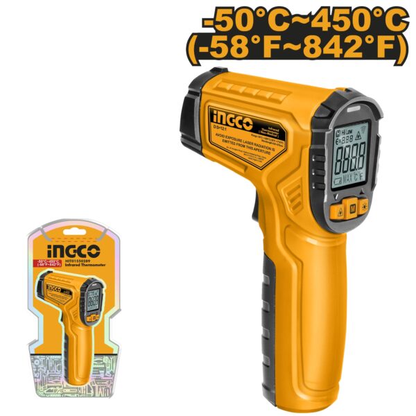 INGCO INDUSTRIAL INFRARED THERMOMETER -50°C~450°C HIT0155028