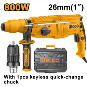 INGCO SDS+ 26MM 3 MODE 800W ROTARY HAMMER RGH9028-2 thumbnail