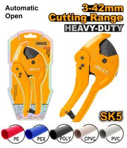 INGCO INDUSTRIAL PVC PIPE CUTTER CAP:42MM, LENGTH 225MM HPC0442 thumbnail