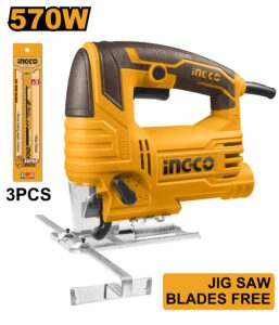 INGCO VARIABLE SPEED JIGSAW 570W CUT WOOD TO 65MM JS57028 thumbnail