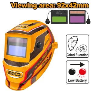 INGCO AUTO DARKING WELDING HELMET AHM008 thumbnail