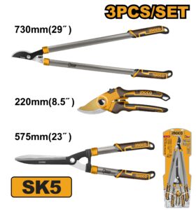 INGCO 3PCS PRUNING, HEDGE SHEARS & LOPPER SET HLT76033 thumbnail