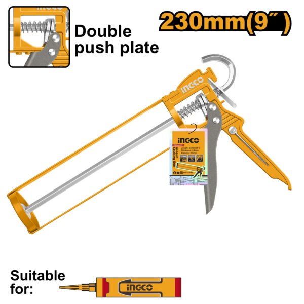 INGCO CAULKING GUN 9" 225MM HCG1409