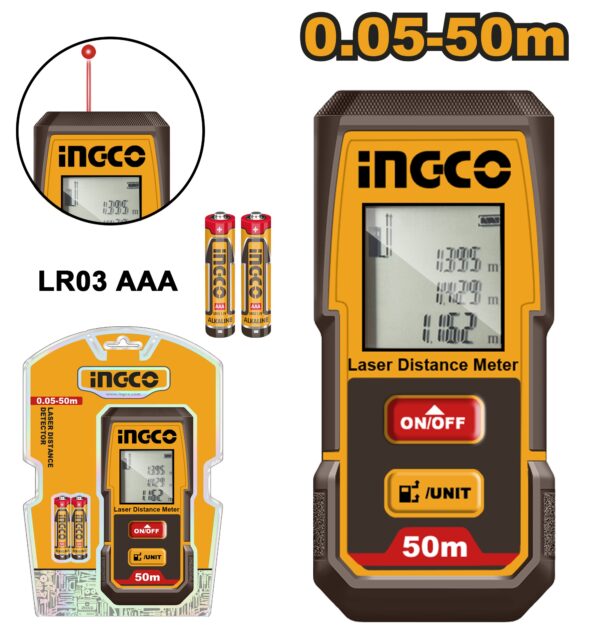 INGCO LASER DISTANCER RANGE 50M HLDD0508