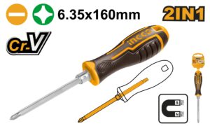 INGCO 2 IN 1 INTERCHANGEABLE SCREWDRIVER AKISD0201 thumbnail