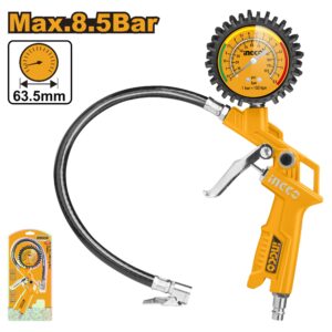 INGCO AIR TIRE INFLATOR WITH GAUGE MAX.8.5BAR ATG0601 thumbnail