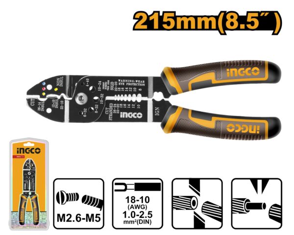 INGCO WIRE STRIPPER 215MM HWSP851