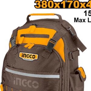 INGCO HD BACKPACK TOOL BAG L38CM* W17CM*H45CM HBP01028 thumbnail