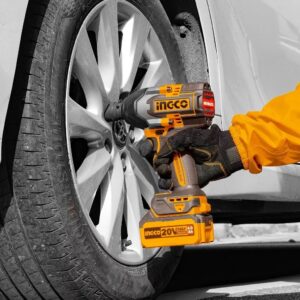 INGCO 20V 2X4.0AH LI-ION BRUSHLESS 1/2" IMPACT WRENCH 850NM CIWLI2085 thumbnail