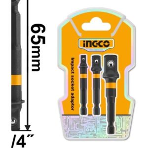 INGCO 3 PCS SOCKET ADAPOR SET 1/4", 3/8" & 1/2" AMN365A01 thumbnail