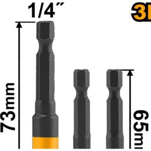 INGCO 3 PCS SOCKET ADAPOR SET 1/4", 3/8" & 1/2" AMN365A01 thumbnail