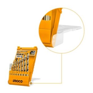 INGCO 9PCS HSS DRILL BIT SET SIZE 2,3,3.5,4,4.5,5,6,8,10MM AKD1095 thumbnail