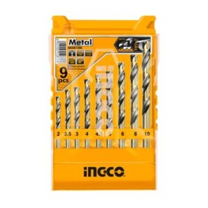 INGCO 9PCS HSS DRILL BIT SET SIZE 2,3,3.5,4,4.5,5,6,8,10MM AKD1095 thumbnail